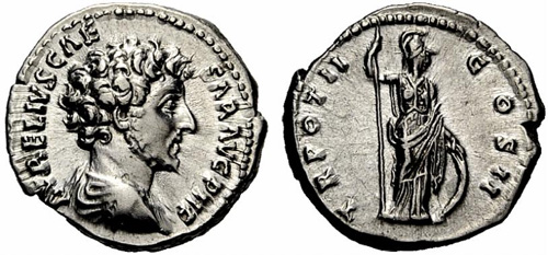 Roman coin - Marcus Aurelius - Gold Aureus